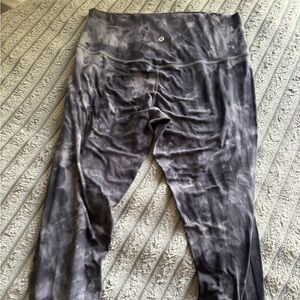 lululemon athletica Gray Tie-Dye Leggings
